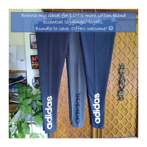 PUMA Logo High-Rise Active Tights - Black, M - Picture 15 of 16